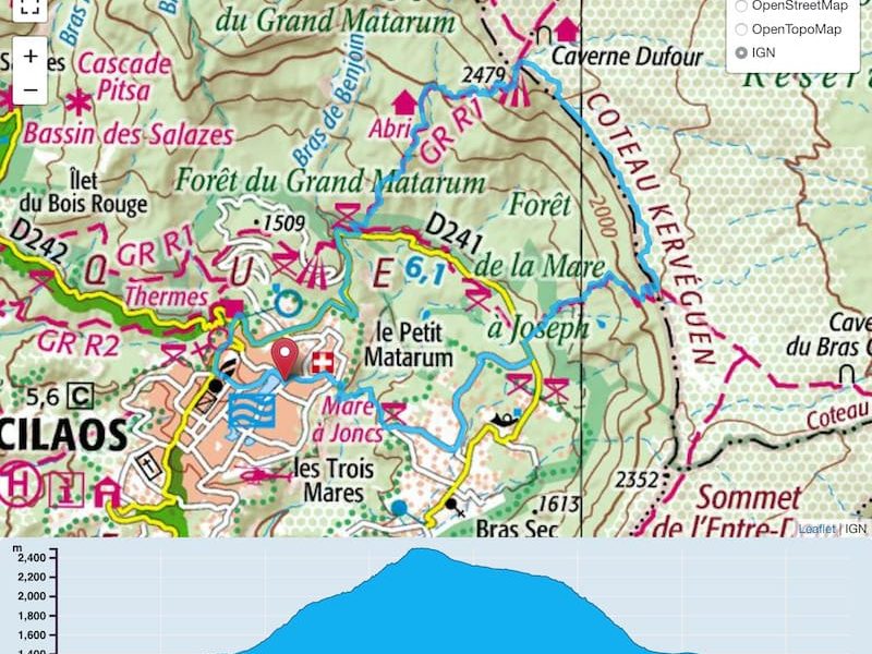 TP Parcours Boucle Cilaos - Le Bloc - Kerveguen Trail Péi