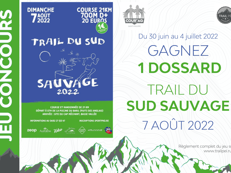 TP-Jeu concours Trail du Sud Sauvage 2022
